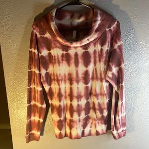 COPY - Pilcro Tie Dye Waffle Knit Shirt XS